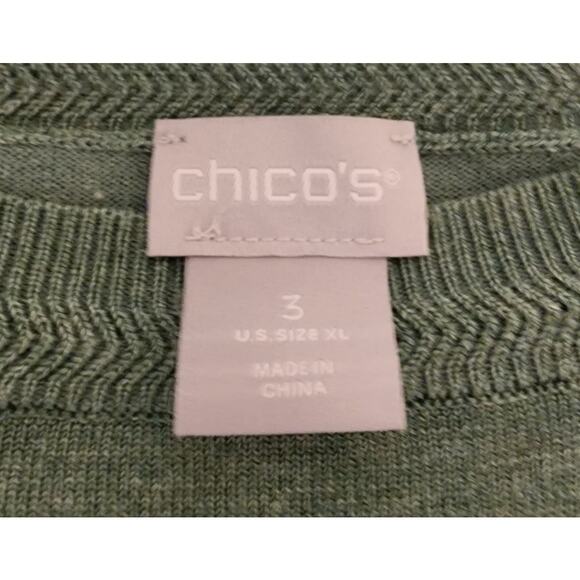 Soft Sage Luxe – Chico’s Light Green Sweater (XL) - Picture 4 of 5